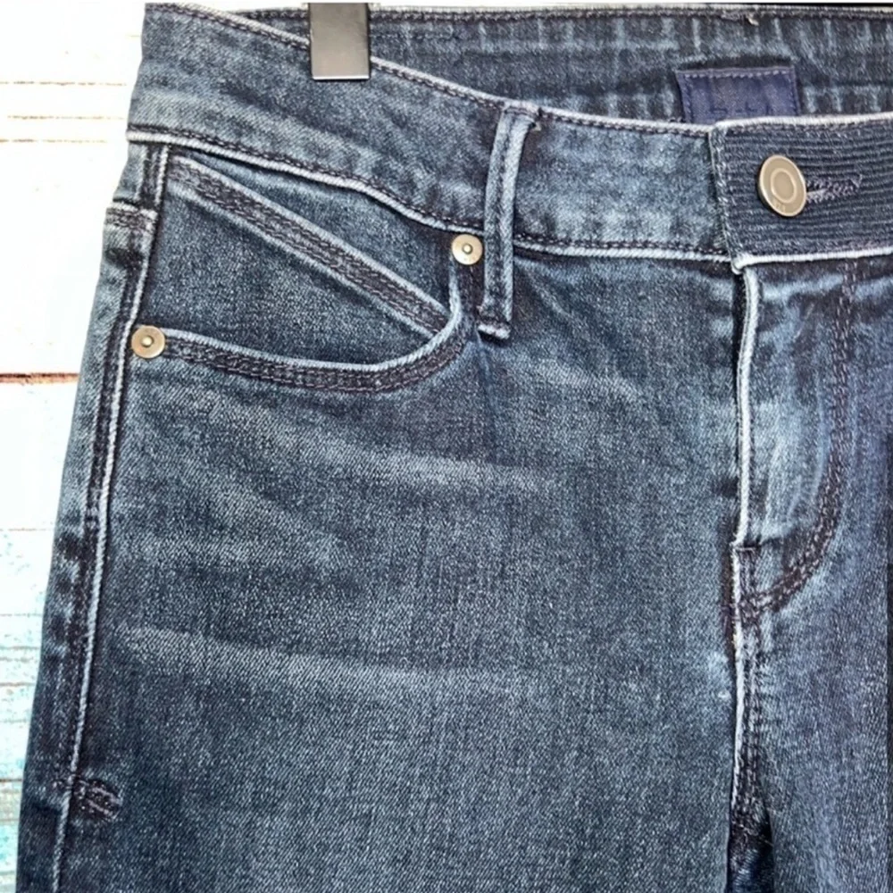 RtA Alexa Dark Wash Ankle Zip Crop Skinny Jeans 24 Edgy Streetwear Designer